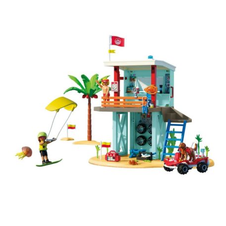 Playmobil My Life 71903 Vízimentő-torony strandjárgánnyal