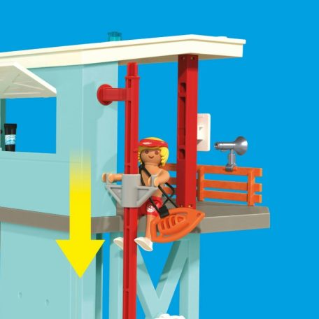 Playmobil My Life 71903 Vízimentő-torony strandjárgánnyal