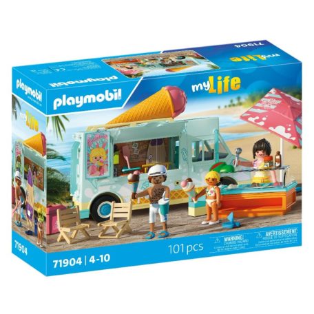 Playmobil My Life 71904 Fagylaltos kocsi szörfbolttal