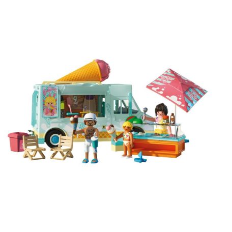 Playmobil My Life 71904 Fagylaltos kocsi szörfbolttal