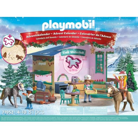 Playmobil Adventi kalendárium 71952 Karácsonyi sütés a Rider Caféban