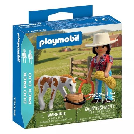 Playmobil Duo Pack 72026 Lovas kiscsikóval