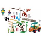 Playmobil Animals & Friends 72072 Állatkert: Gondozó járművel