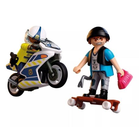 Playmobil City Action 72079 Motoros üldözés