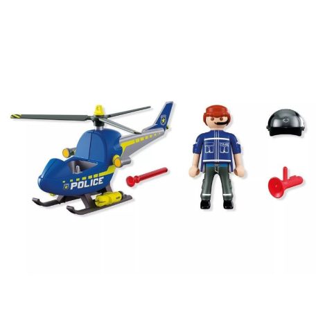 Playmobil City Action 72080 Rendőrhelikopter radarral