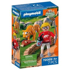   Playmobil Animals & Friends 72089 Állatkert: Tigris és látogató