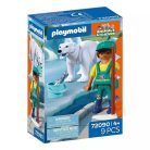 Playmobil Animals & Friends 72090 Állatkert: Jegesmedve és gondozó
