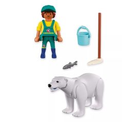   Playmobil Animals & Friends 72090 Állatkert: Jegesmedve és gondozó