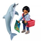 Playmobil Animals & Friends 72091 Állatkert: Delfin és látogató