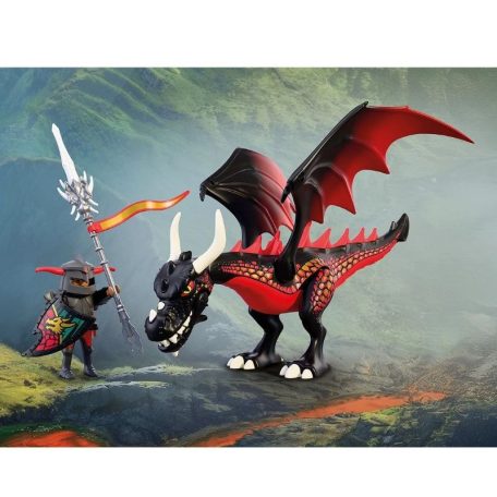 Playmobil Knights 72114 Fekete sárkány