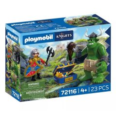 Playmobil Knights 72116 Troll és az oroszlánlovag kincse