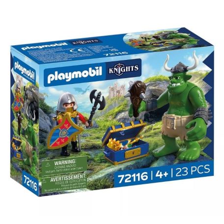 Playmobil Knights 72116 Troll és az oroszlánlovag kincse