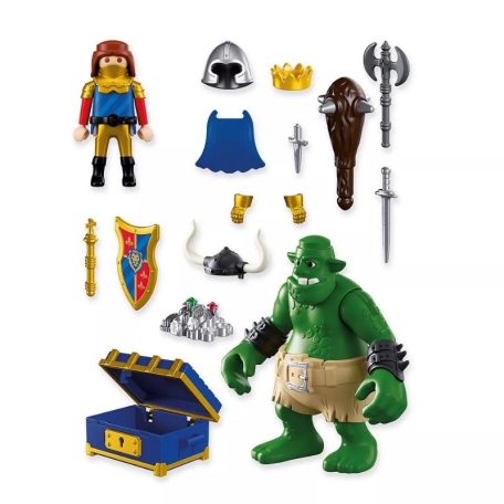 Playmobil Knights 72116 Troll és az oroszlánlovag kincse