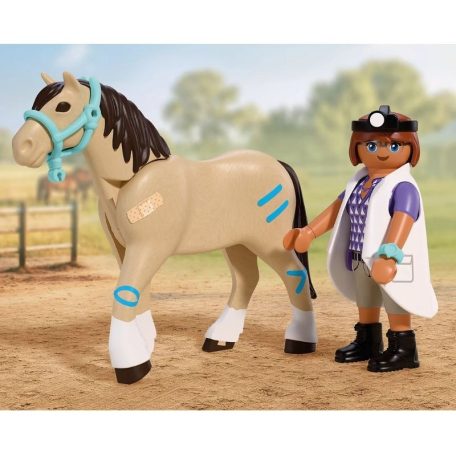 Playmobil I Love Horses 72128 Állatorvosi rendelő