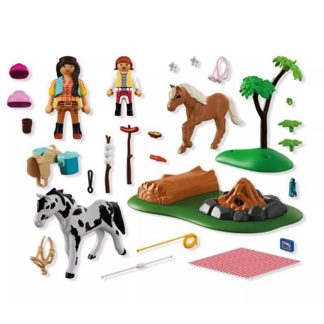 Playmobil I Love Horses 72132 Lovagló kirándulás tábortűzzel