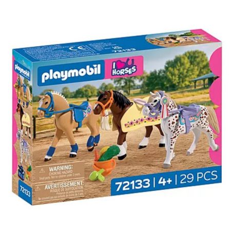 Playmobil I Love Horses 72133 Három gyűjthető ló