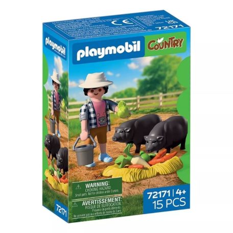 Playmobil Country 72171 Farmer Csüngőhasú Malaccal