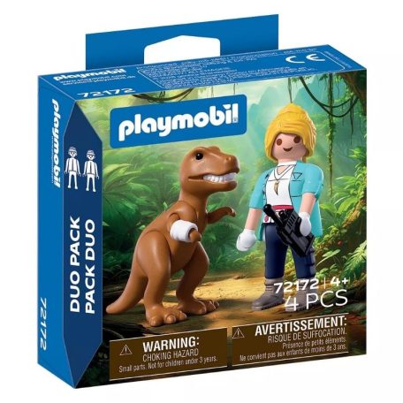 Playmobil Dinos 72172 DuoPack T-Rex Felfedezővel