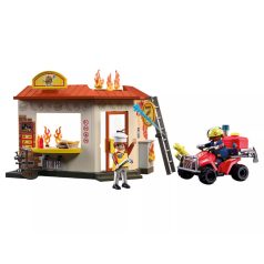 Playmobil Fire 72195 Tűzoltó quad hamburgerezővel