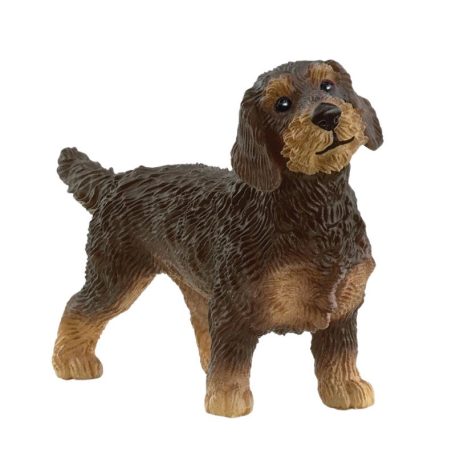 Schleich 13972 Drótszőrű tacskó figura