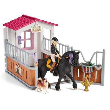 Schleich Horse Club 42437 Istállóállás - Tori és Princess