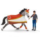 Schleich Horse Club 4243 Mia lovastorna lovaglókészlete