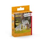 Schleich Wild Life 42472 Farkas anya kölykökkel