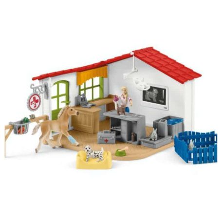 Schleich Farm World 42502 Állatklinika állatokkal
