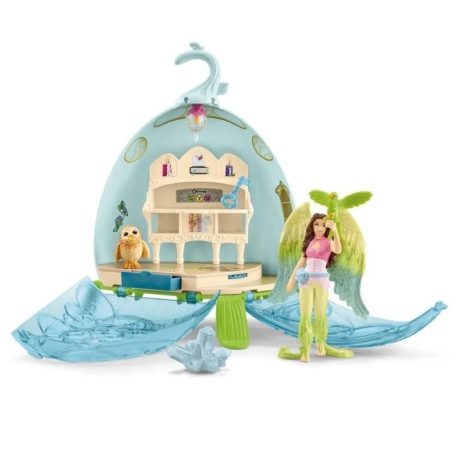 Schleich Bayala 42527 Misztikus könyvtár virágház