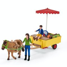 Schleich Farm World 42528 Mobil piaci stand