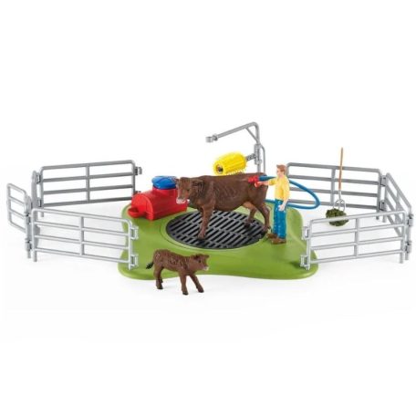 Schleich Farm World 42529 Tehénmosó állomás