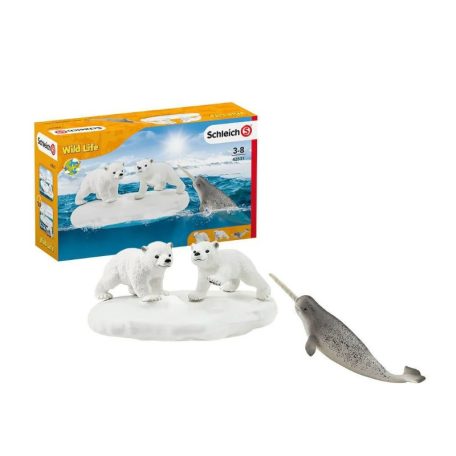 Schleich Wild Life 42531 Jegesmedvebocsok