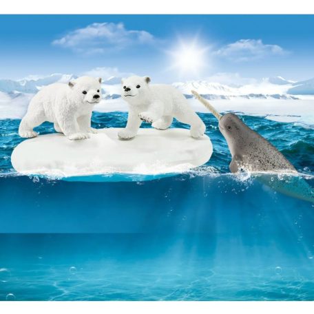 Schleich Wild Life 42531 Jegesmedvebocsok
