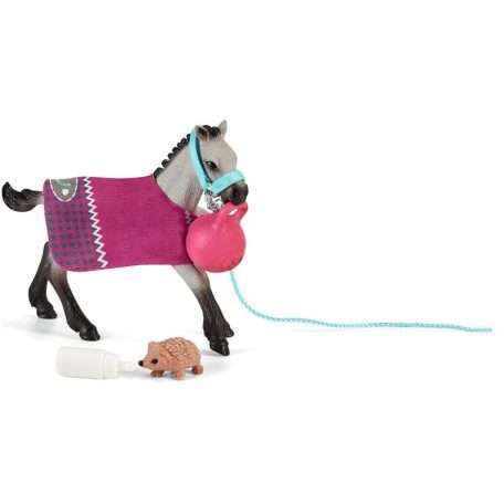 Schleich Horse Club 42534 Játék a csikóval
