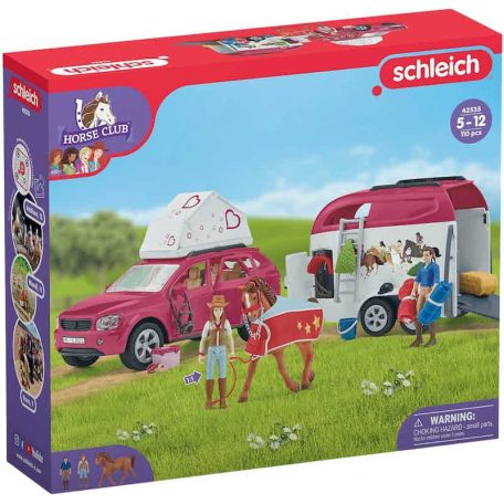 Schleich Horse Club 42535 Lovas kaland lószállító utánfutóval