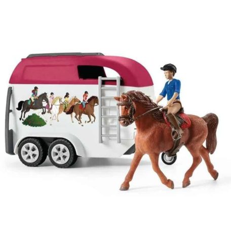 Schleich Horse Club 42535 Lovas kaland lószállító utánfutóval
