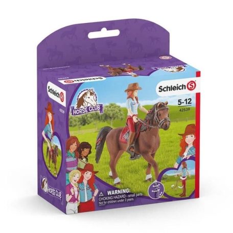 Schleich Horse Club 42539 Hannah és Cayanne játékfigurák