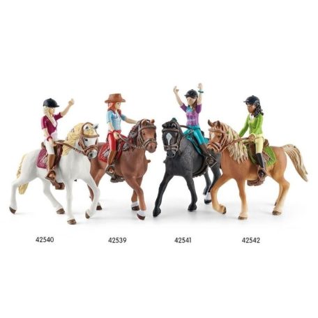 Schleich Horse Club 42539 Hannah és Cayanne játékfigurák