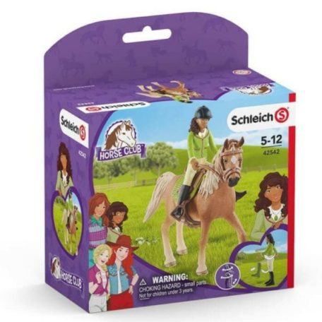 Schleich Horse Club 42542 Sarah és Mystery játékfigurák