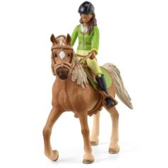 Schleich Horse Club 42542 Sarah és Mystery játékfigurák