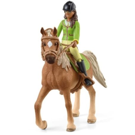 Schleich Horse Club 42542 Sarah és Mystery játékfigurák