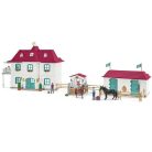 Schleich Horse Club 42551 Nagy lovarda lakóházzal és istállóval