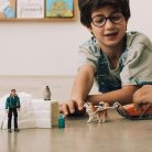 Schleich Wild Life 42558 Szánhúzó kutyás játékszett