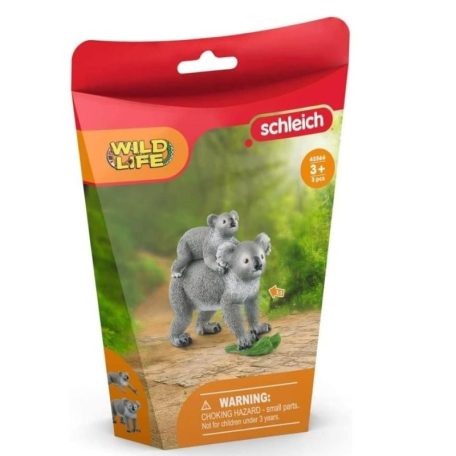 Schleich Wild Life 42566 Koala anyuka és kicsinye játékfigura szett