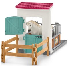 Schleich Horse Club 42569 Lóistálló játékszett