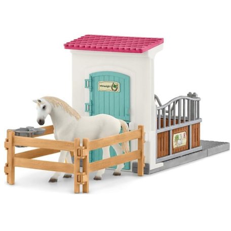 Schleich Horse Club 42569 Lóistálló játékszett