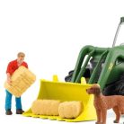 Schleich Farm World 42608 Traktor utánfutóval játékszett