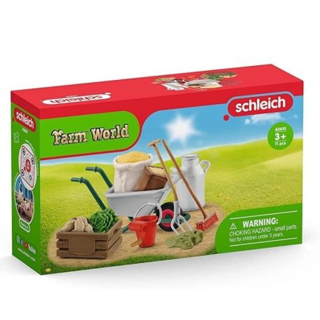 Schleich Farm World 42610 Istállógondozási kiegészítők