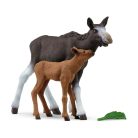 Schleich Wild Life 42629 Jávorszarvas borjúval