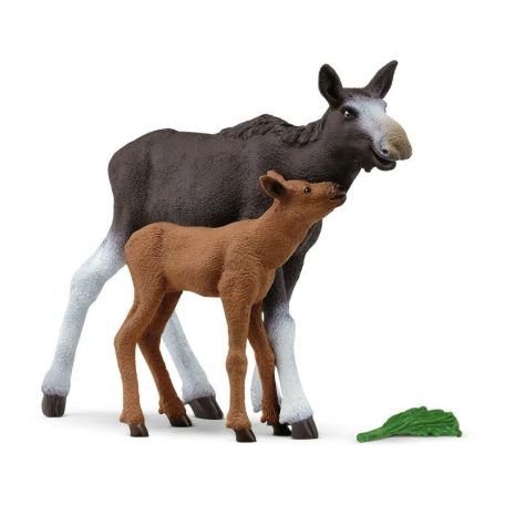 Schleich Wild Life 42629 Jávorszarvas borjúval